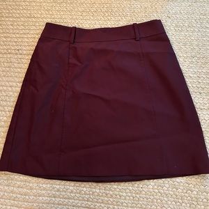 Maroon express skirt size 4